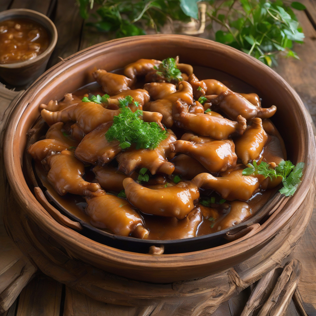 Pig Feet Recipe Southern Style: Braised to Fall Off The Bone Tenderness illustration with key details