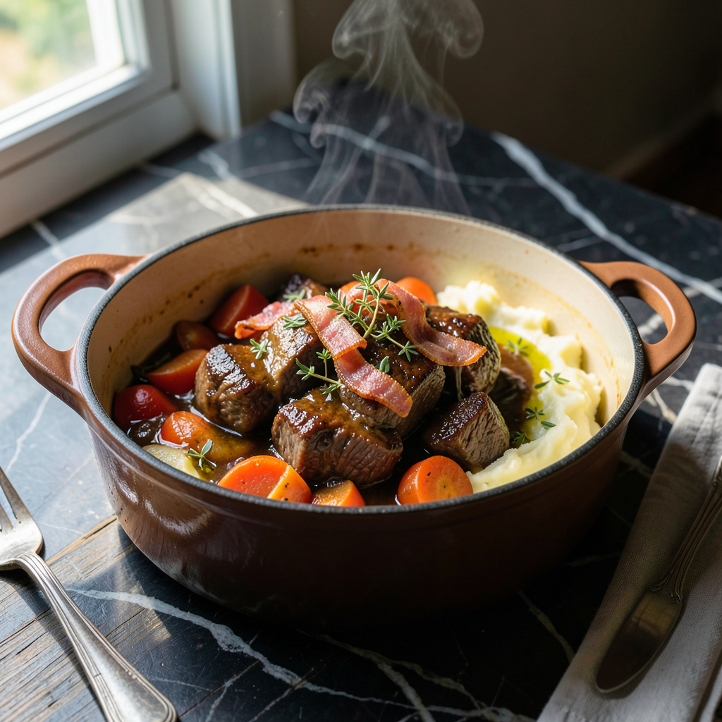 Classic Beef Bourguignon Recipe: Rich French Comfort Food - Daily ...