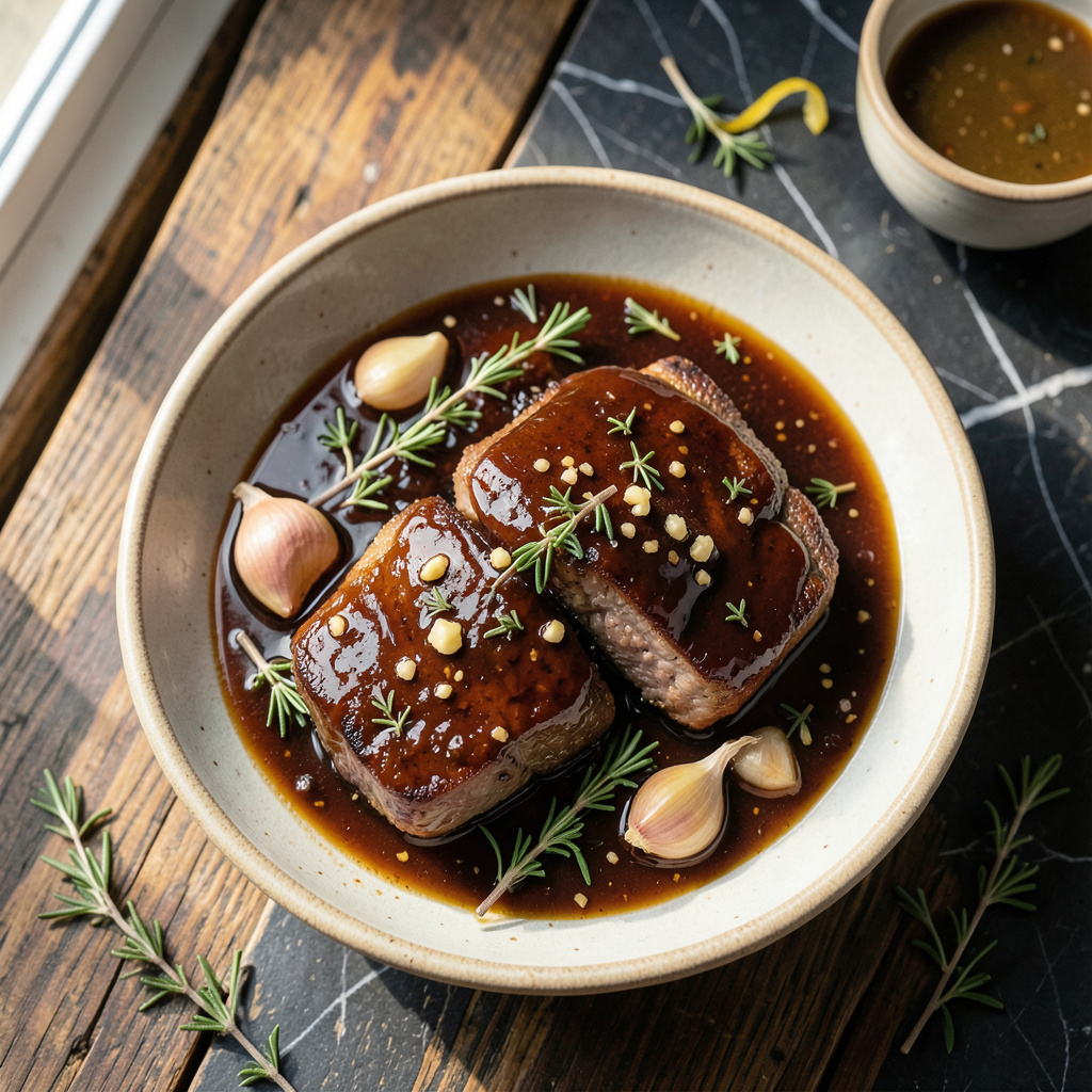 Pork Steak Marinade Recipe: Flavorful Blend for Tender Results illustration with key details
