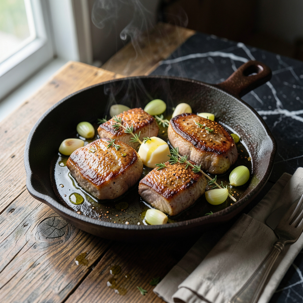 Comprehensive Skillet Pork Chops Recipe: Sear Roasted to Juicy Perfection visual reference