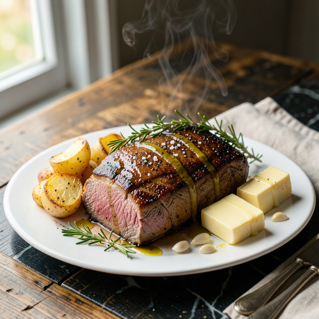 Beef Ribley Beef Ribeye Roast Boneless Recipe: Chef-Worthy Crust Juicy Center ...