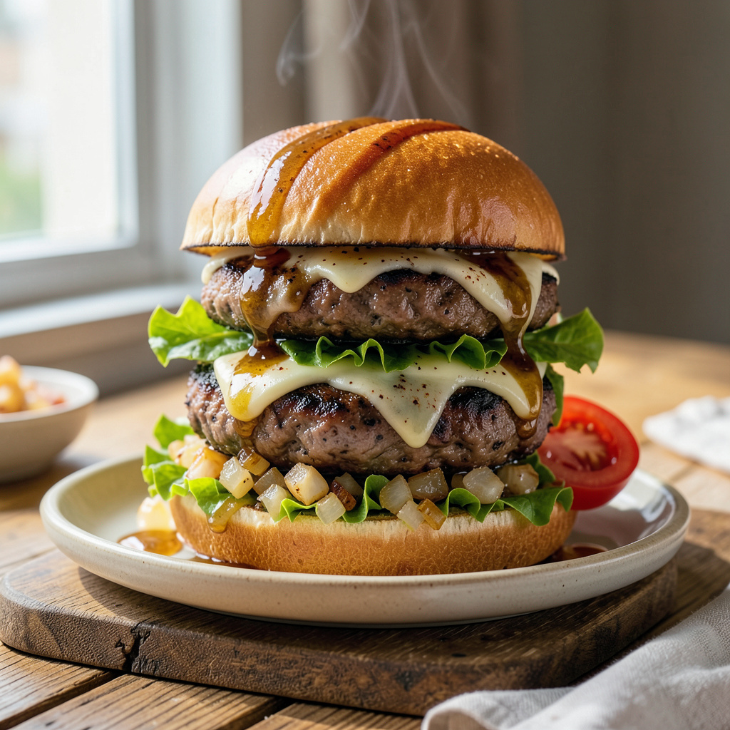 Beer Burger Recipe: One-Pan Wonder with Crispy Crust, Juicy Inside