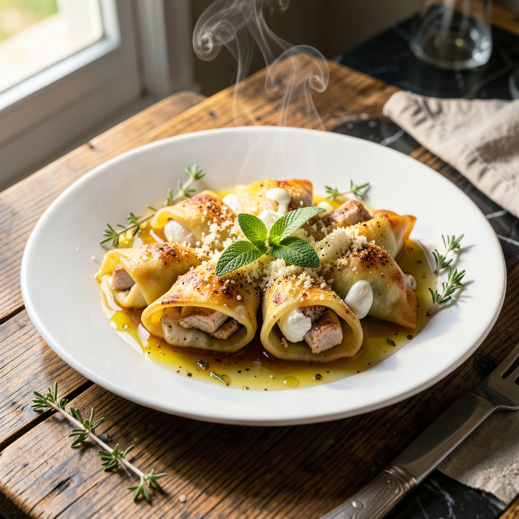 How To Make Chicken Ravioli Rilling Chicken Ravioli Filling Recipe: One-Pan Wonder Silky Chicken Filling ...