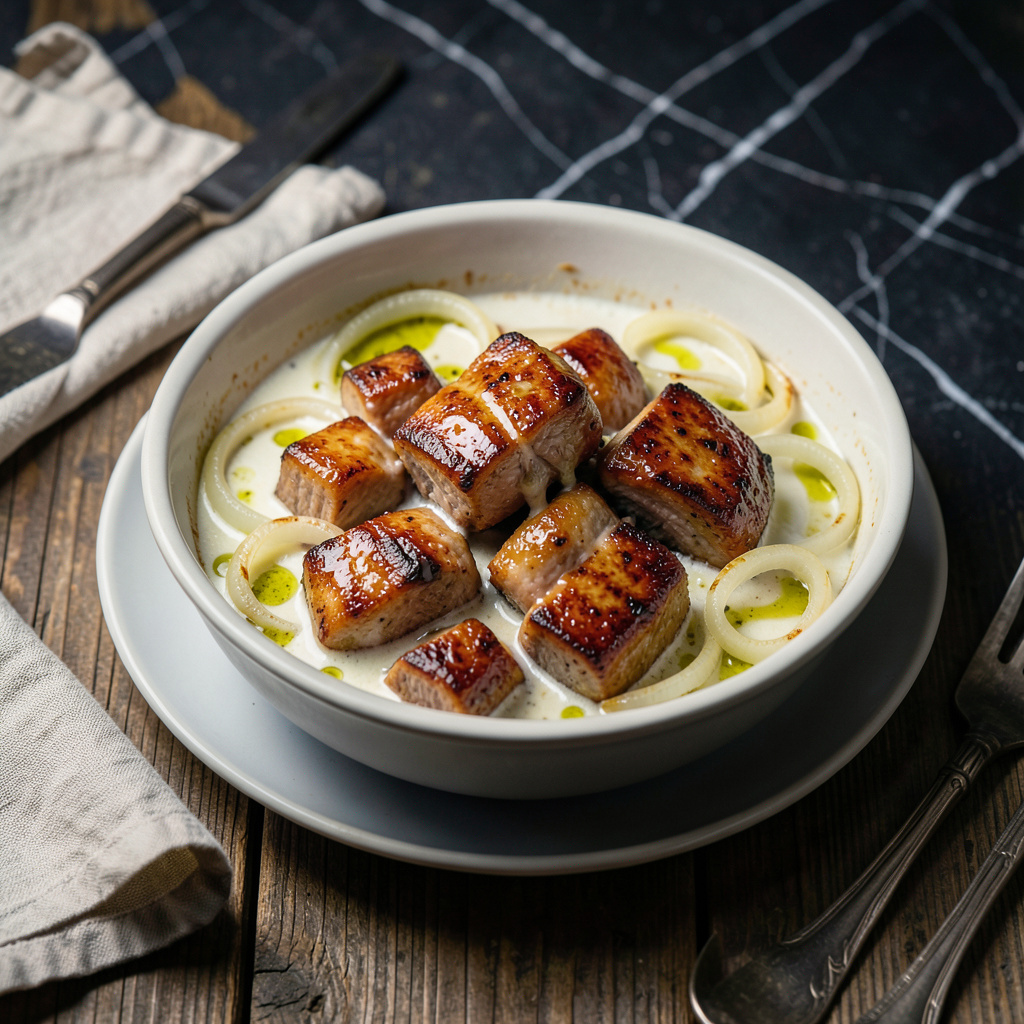 Visual representation of Milk Braised Pork Recipe: Tender, Creamy Perfection in 30 Minutes