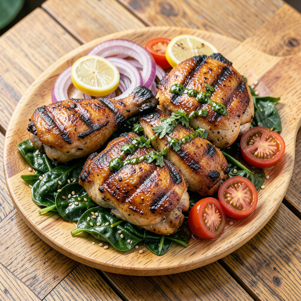 Charred Example Chicken on the Barbie: Authentic Grilling Method for Juicy Charred Flavor