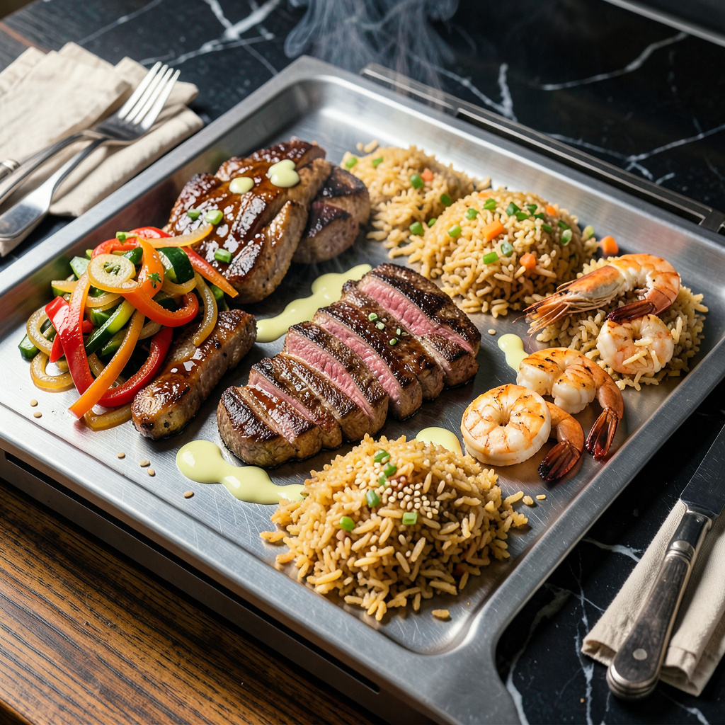Hibachi on Flat Top Grill: Sizzling Steakhouse Magic at Home