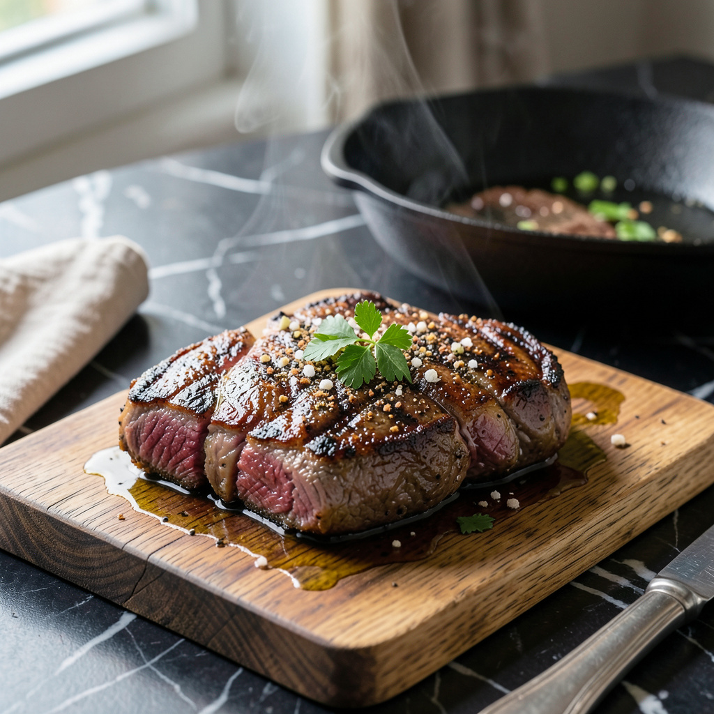Beef Chuck Cross Rib Steak Recipe: Marbled Richness With Bold Char