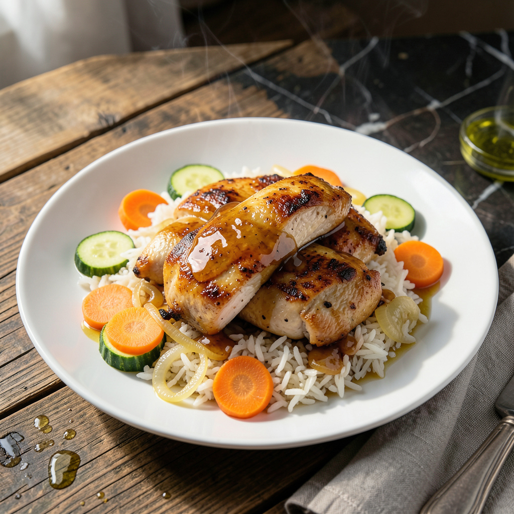 Chicken Rice and Veggies Recipe: One-Pot Balanced Meal - Daily Cooking ...