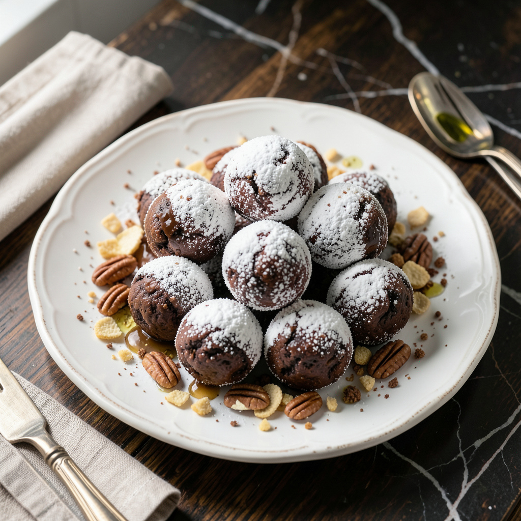 Rum Balls Recipe Without Corn Syrup: No Cook Chocolate Decadence detailed visual guide