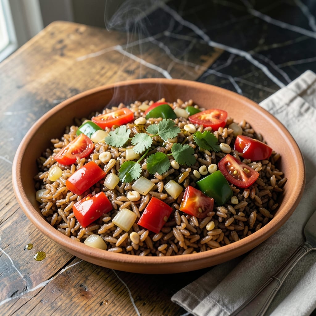 Simple Rice Recioe Healthy Spanish Rice Recipe: Zesty Tomato and Spice Infusion