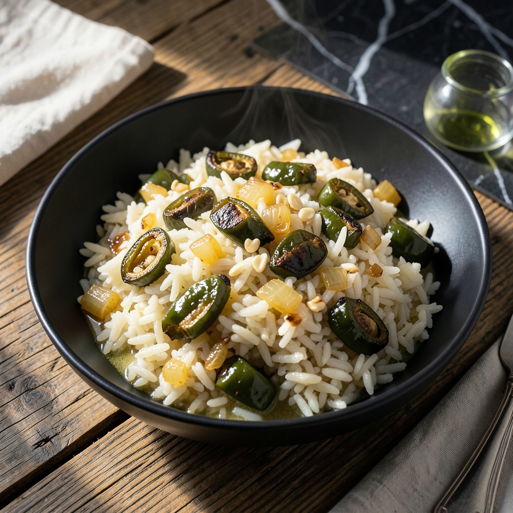 Green Chile Rice Recipe: Southwestern Heat Over Fluffy Grains