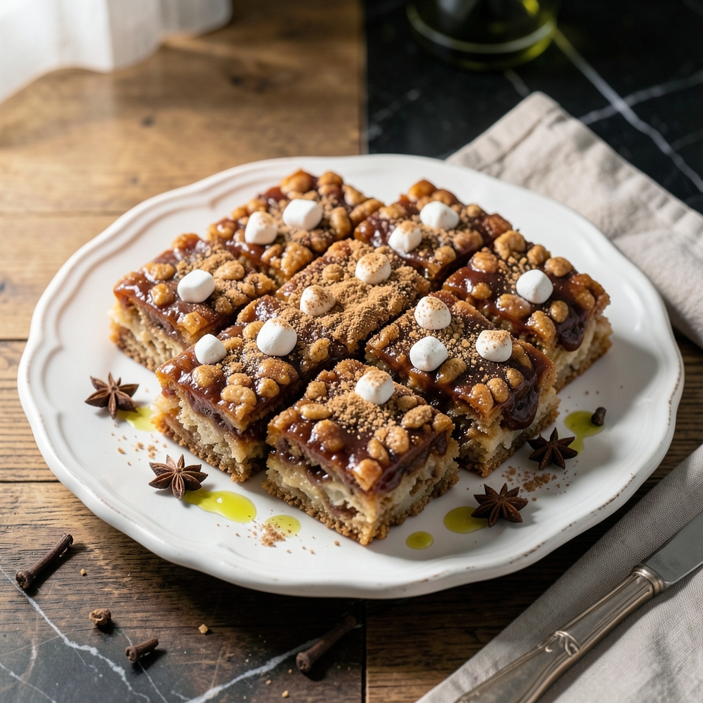 Gingerbread Rice Krispie Treats Recipe: Holiday Spice in Every Bite
