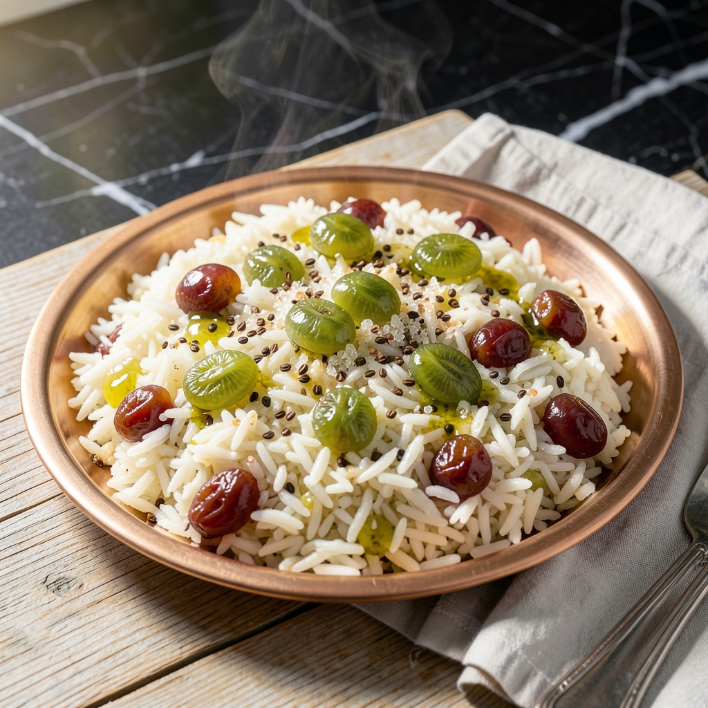 Gooseberry Rice Recipe: Tangy Sweetness Over Fluffy Grains