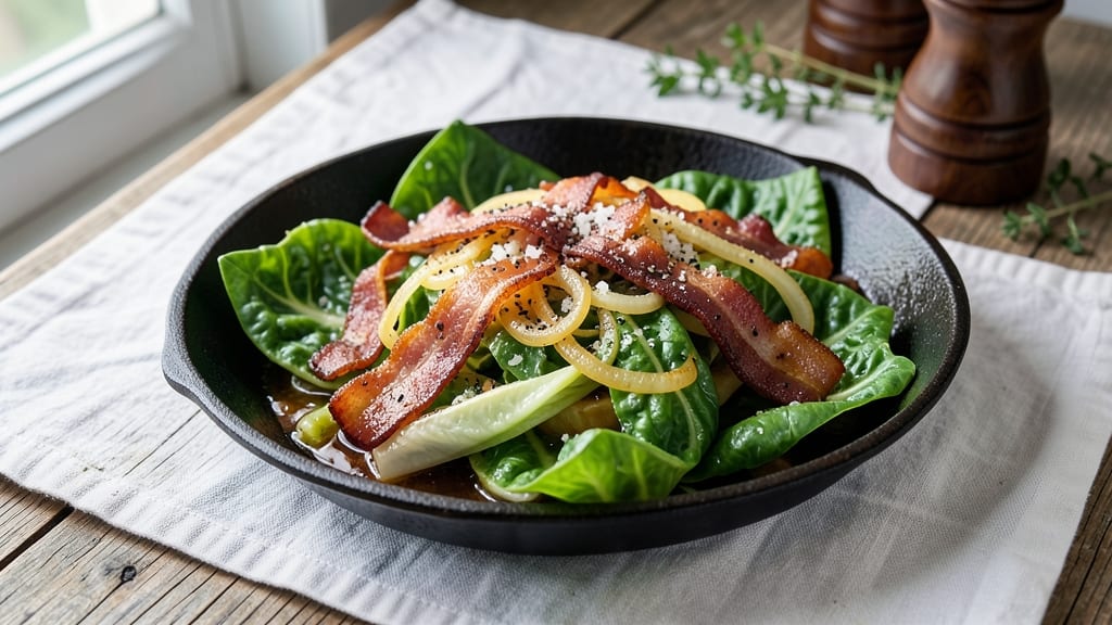 Southern Fried Cabbage With Bacon Recipe: Crispy Bacon Bites and Wilted Greens in One Pan
