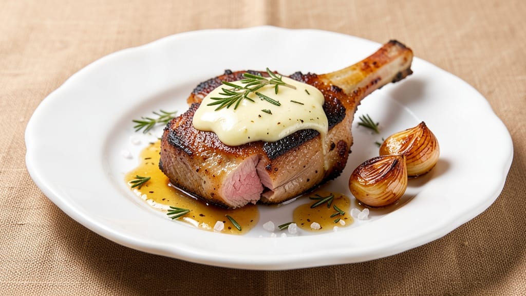 Pork Chops Dinner Recipe: Pan-Seared Crispiness With Herb Butter Glaze