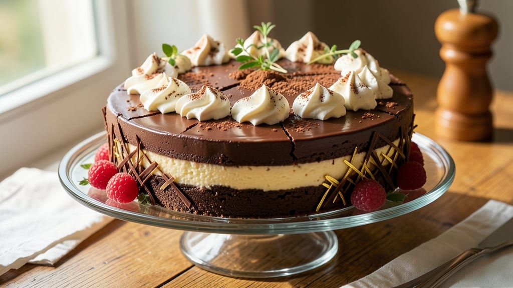 Basic Chocolate Cheesecake Recipe: No-Bake Creamy Center With Crispy Graham Cracker Crust