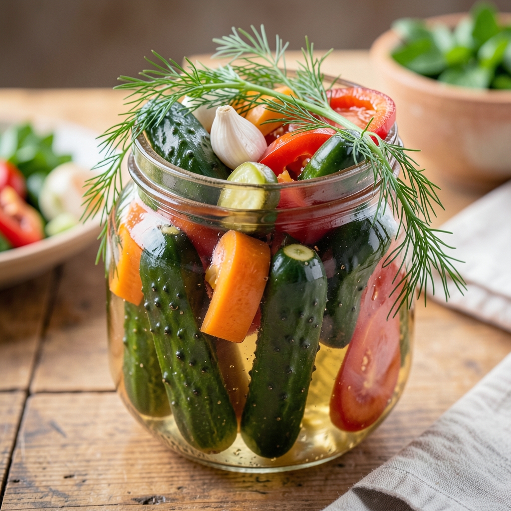 Best Vegetable Pickle Recipe: Crunchy, Tangy, and Preserved for Months
