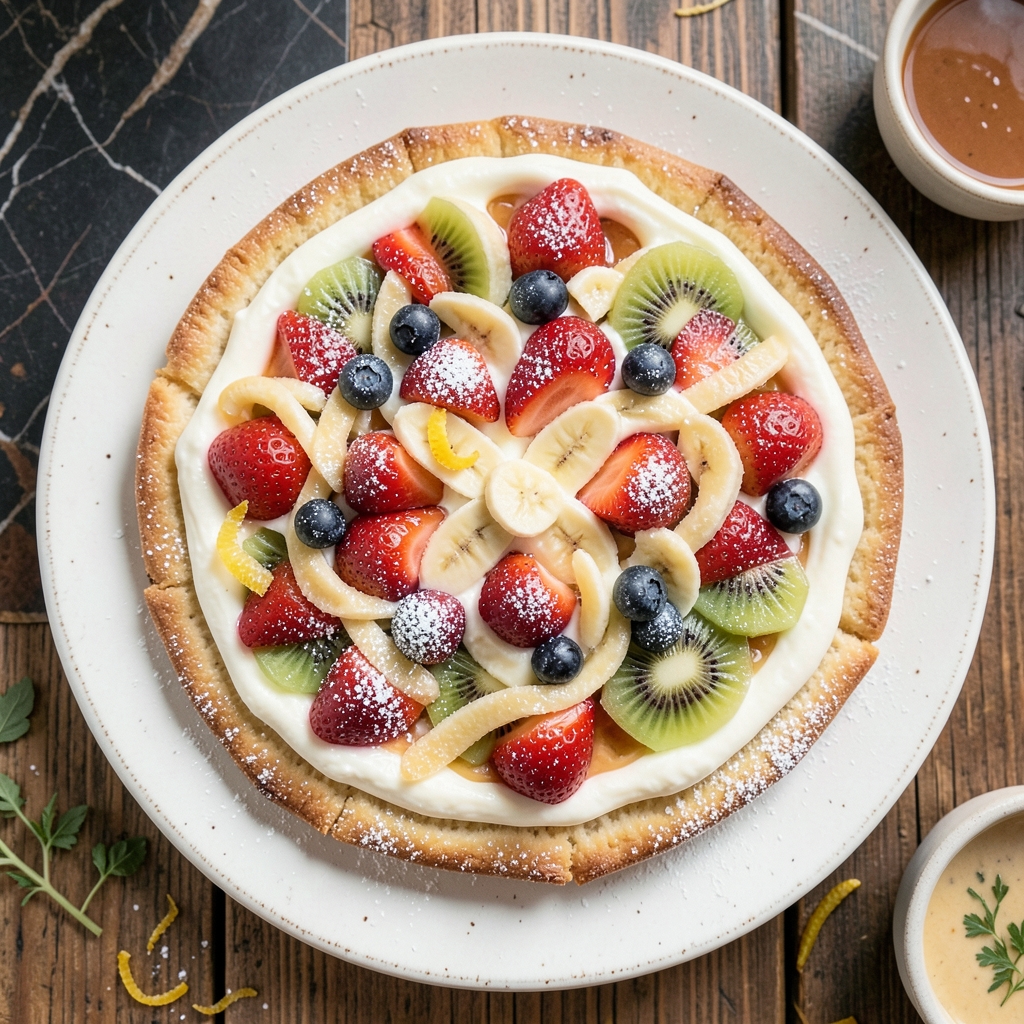 Bisquick Fruit Pizza Recipe: No-Bake Crust With Tangy Cream Cheese Swirl